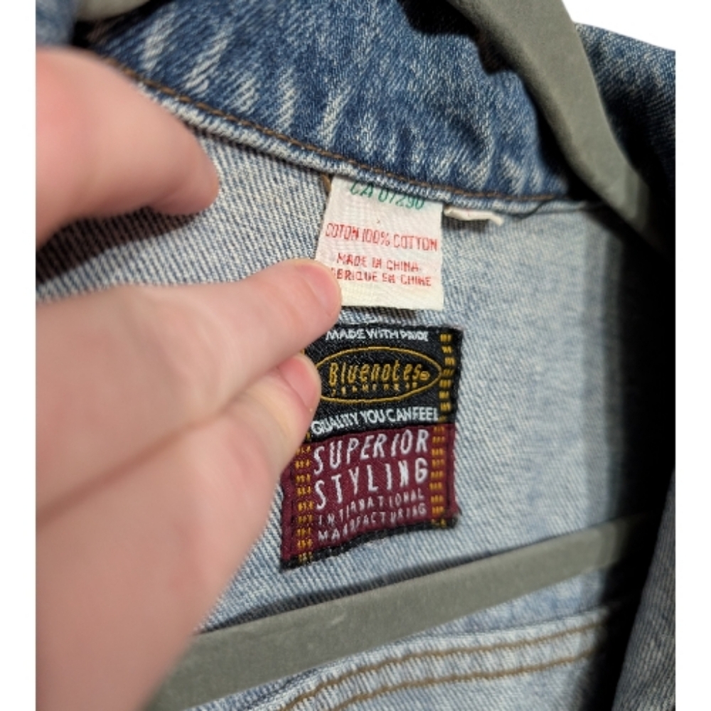 Vintage Bluenotes "Superior Styling" Denim Jacket Size L - Picture 5 of 7